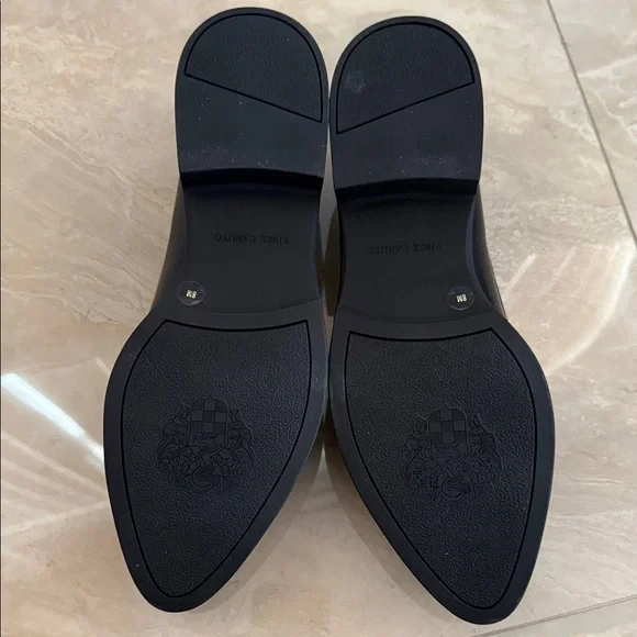 Vince Camuto Black Leather Loafers - Picture 4 of 4